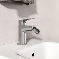 Baterie de bideu Ideal Standard, Ceralife O, cu ventil Click-Clack, crom